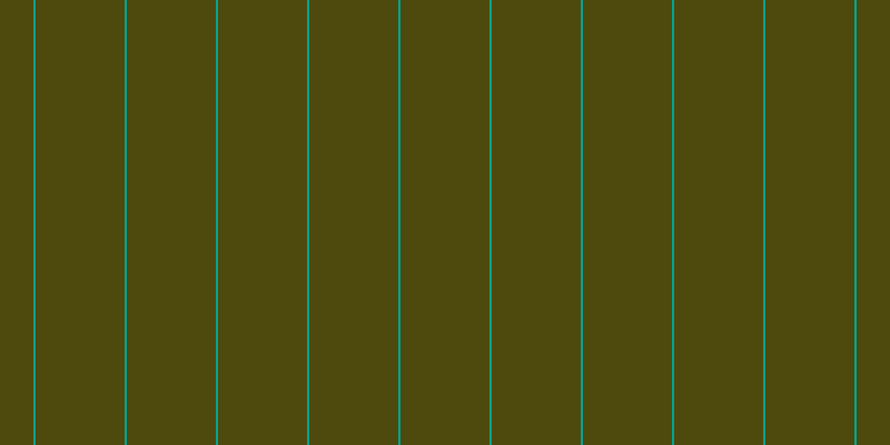 #4e490c, #04a393 vertical lines, two pixels wide, eighty pixels apart
