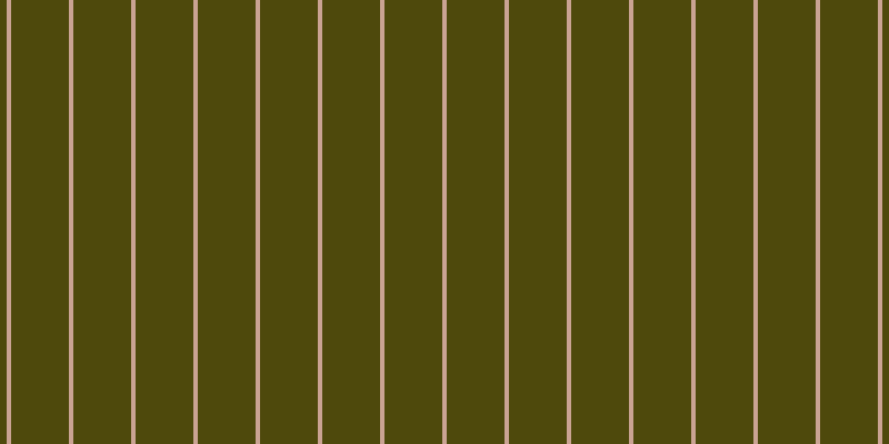 #4e490c, #caa393 vertical lines, four pixels wide, fifty-two pixels apart