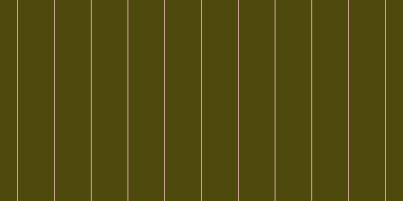 #4e490c, #caa393 vertical lines, two pixels wide, seventy-one pixels apart