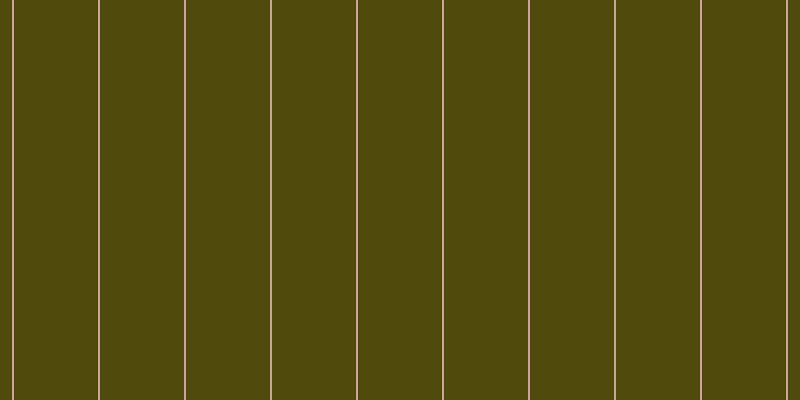 #4e490c, #caa393 vertical lines, two pixels wide, eighty-four pixels apart
