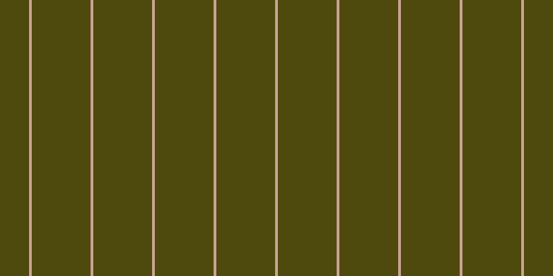 #4e490c, #caa393 vertical lines, four pixels wide, eighty-five pixels apart