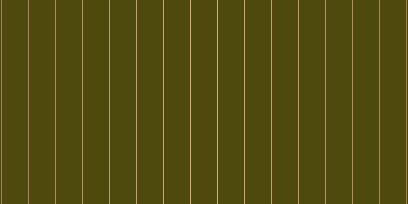 #4e490c, #eba393 vertical lines, one pixels wide, fifty-two pixels apart