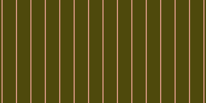 #4e490c, #eba393 vertical lines, four pixels wide, fifty-two pixels apart