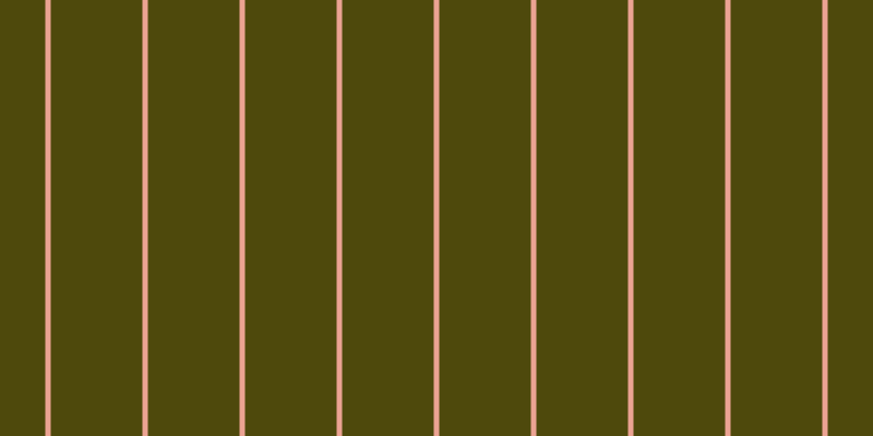 #4e490c, #eba393 vertical lines, five pixels wide, eighty-four pixels apart