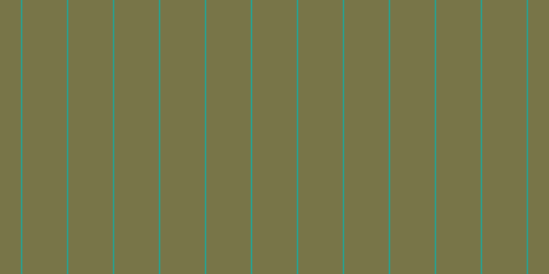 #4e490c (75%), #25a393 vertical lines, two pixels wide, sixty-five pixels apart
