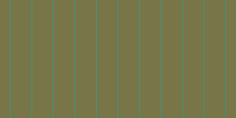 #4e490c (75%), #25a393 vertical lines, two pixels wide, seventy-one pixels apart