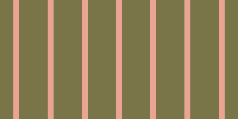 #4e490c (75%), #eba393 vertical lines, twenty pixels wide, ninety-five pixels apart