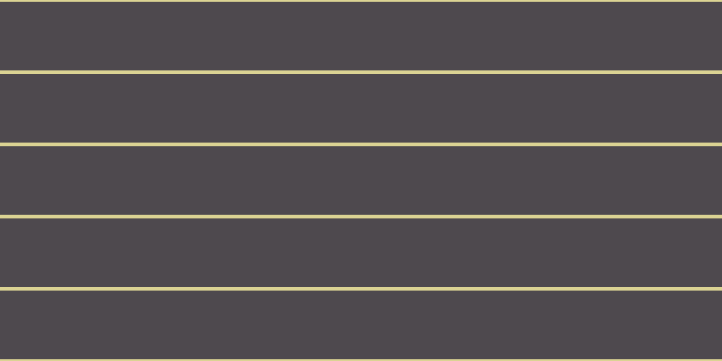 #4e494e, #dbd393 horizontal lines, four pixels wide, seventy-six pixels apart