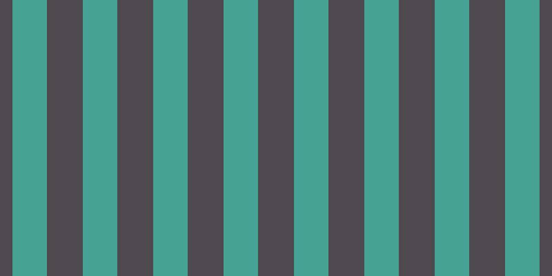 #4e494e, #46a393 vertical lines, fifty pixels wide, fifty-two pixels apart