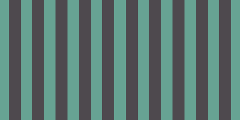 #4e494e, #67a393 vertical lines, thirty-eight pixels wide, forty pixels apart