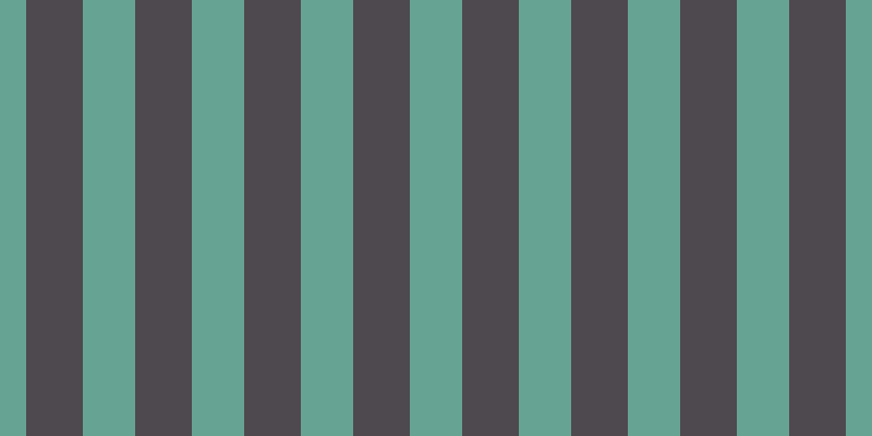 #4e494e, #67a393 vertical lines, forty-eight pixels wide, fifty-two pixels apart