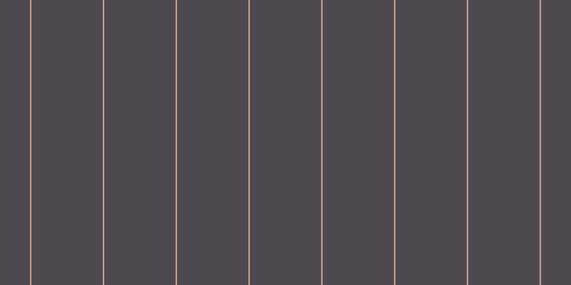 #4e494e, #caa393 vertical lines, two pixels wide, one hundred pixels apart