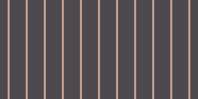 #4e494e, #caa393 vertical lines, eight pixels wide, sixty-five pixels apart