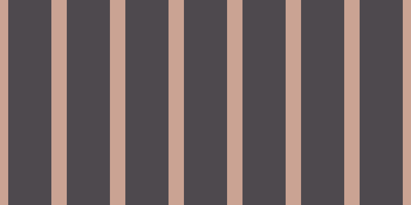 #4e494e, #caa393 vertical lines, thirty pixels wide, eighty-four pixels apart