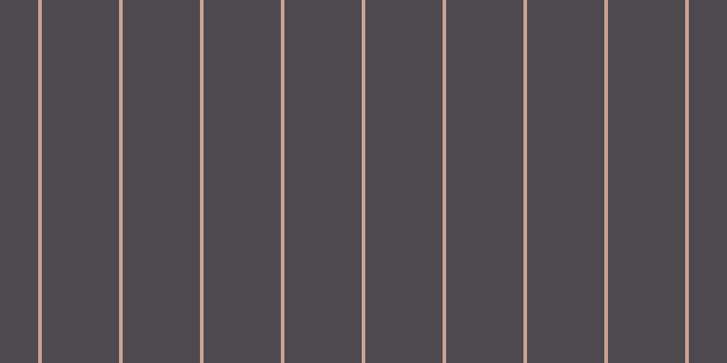 #4e494e, #caa393 vertical lines, four pixels wide, eighty-five pixels apart