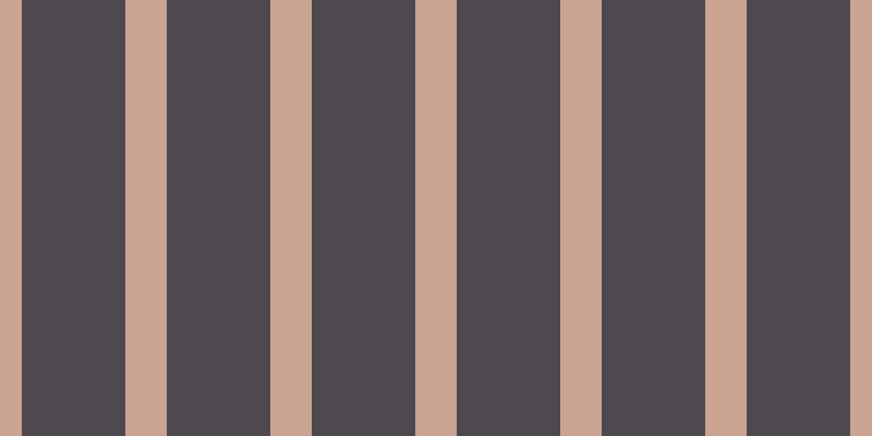 #4e494e, #caa393 vertical lines, thirty-eight pixels wide, ninety-five pixels apart