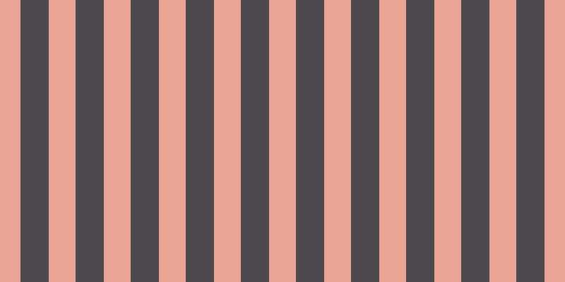 #4e494e, #eba393 vertical lines, thirty-eight pixels wide, forty pixels apart