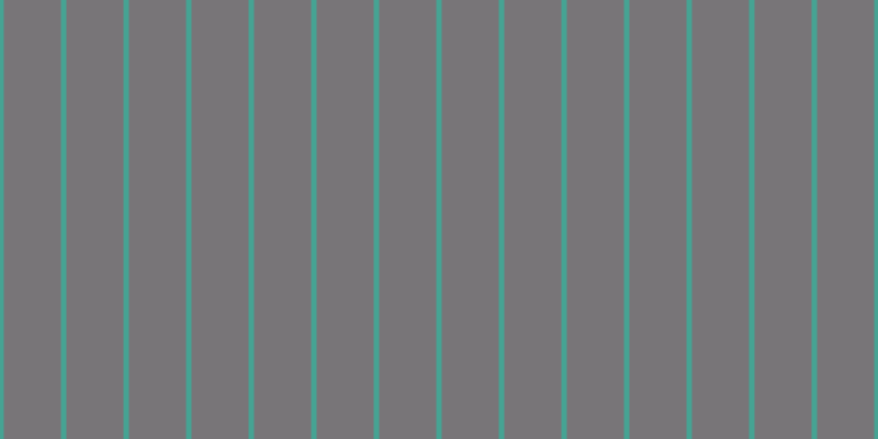 #4e494e (75%), #46a393 vertical lines, five pixels wide, fifty-two pixels apart