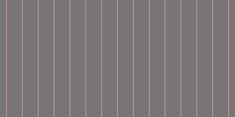 #4e494e (75%), #eba393 vertical lines, two pixels wide, fifty-two pixels apart