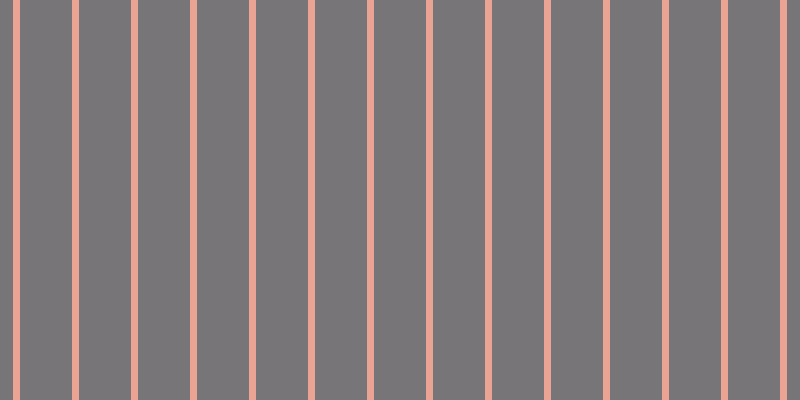 #4e494e (75%), #eba393 vertical lines, seven pixels wide, fifty-two pixels apart
