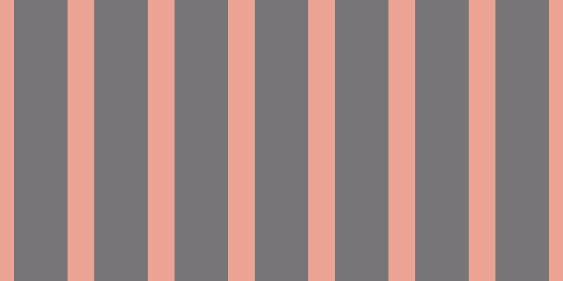 #4e494e (75%), #eba393 vertical lines, thirty-eight pixels wide, seventy-six pixels apart