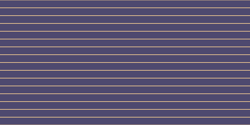 #4e496f, #fcd393 horizontal lines, two pixels wide, twenty-three pixels apart