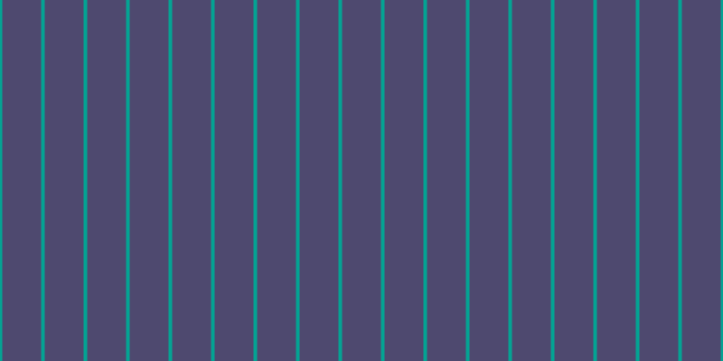 #4e496f, #04a393 vertical lines, four pixels wide, forty-three pixels apart