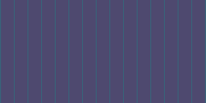 #4e496f, #04a393 vertical lines, one pixels wide, fifty-two pixels apart