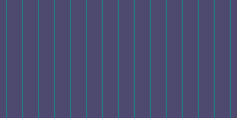 #4e496f, #04a393 vertical lines, two pixels wide, fifty-two pixels apart