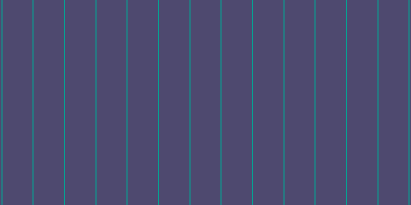 #4e496f, #04a393 vertical lines, two pixels wide, fifty-nine pixels apart