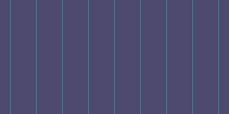 #4e496f, #25a393 vertical lines, two pixels wide, eighty-nine pixels apart