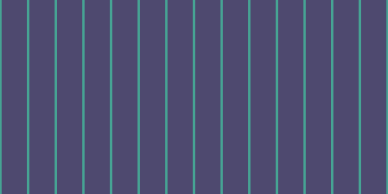 #4e496f, #46a393 vertical lines, five pixels wide, fifty-two pixels apart
