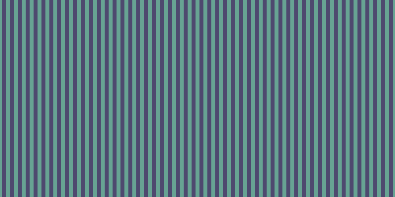 #4e496f, #67a393 vertical lines, eight pixels wide, eight pixels apart