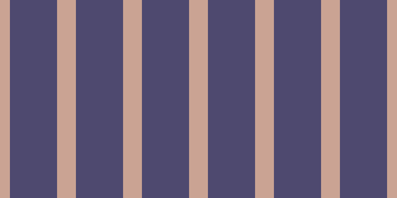 #4e496f, #caa393 vertical lines, thirty-eight pixels wide, ninety-five pixels apart