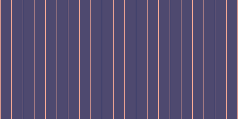 #4e496f, #eba393 vertical lines, two pixels wide, thirty-six pixels apart