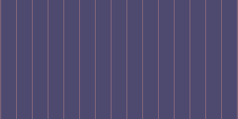 #4e496f, #eba393 vertical lines, one pixels wide, fifty-two pixels apart