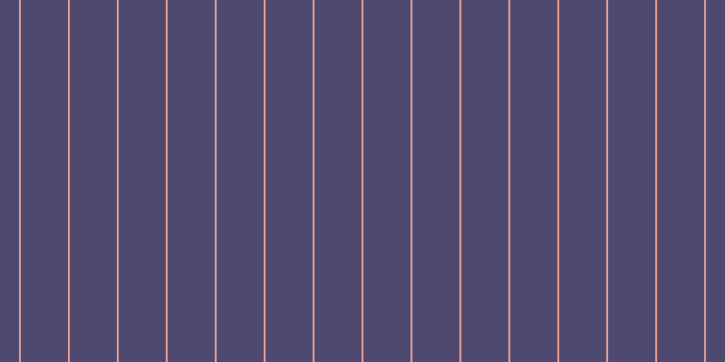 #4e496f, #eba393 vertical lines, two pixels wide, fifty-two pixels apart
