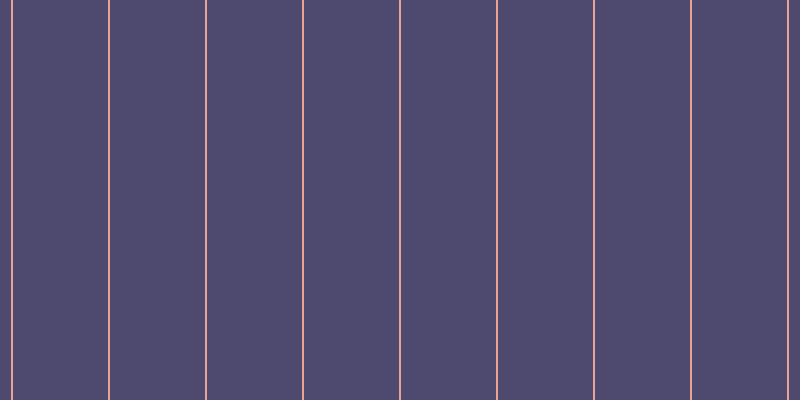 #4e496f, #eba393 vertical lines, two pixels wide, ninety-five pixels apart