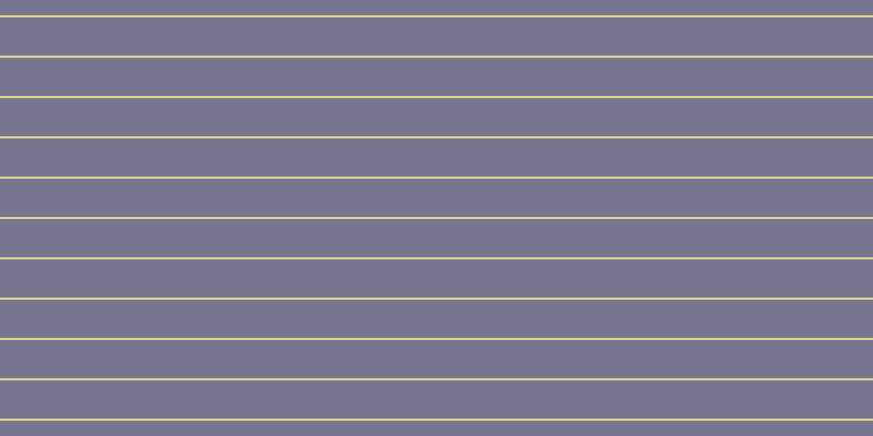 #4e496f (75%), #dbd393 horizontal lines, two pixels wide, thirty-five pixels apart