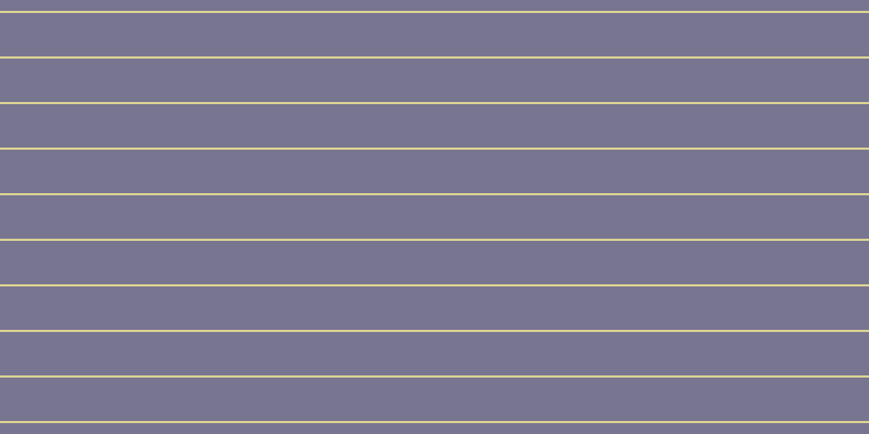 #4e496f (75%), #dbd393 horizontal lines, two pixels wide, forty pixels apart
