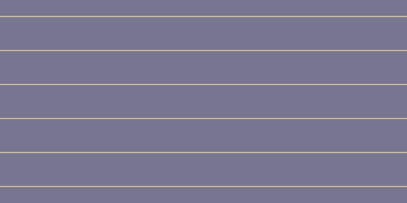 #4e496f (75%), #dbd393 horizontal lines, two pixels wide, sixty-five pixels apart