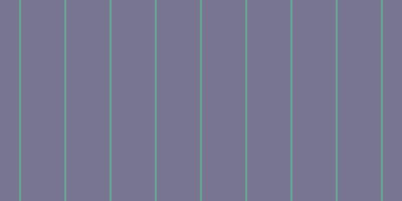 #4e496f (75%), #67a393 vertical lines, four pixels wide, eighty-six pixels apart