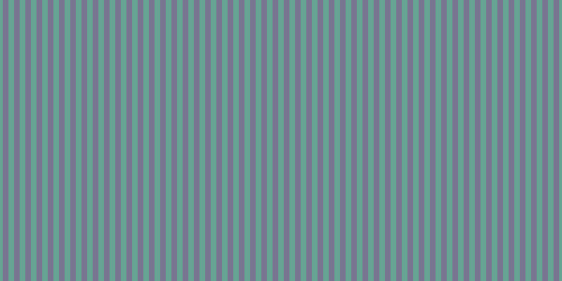 #4e496f (75%), #67a393 vertical lines, eight pixels wide, eight pixels apart