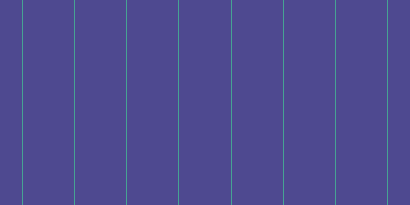 #4e4990, #46a393 vertical lines, two pixels wide, one hundred pixels apart