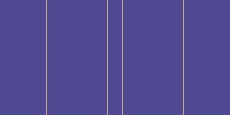 #4e4990, #caa393 vertical lines, one pixels wide, fifty-two pixels apart