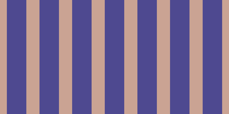 #4e4990, #caa393 vertical lines, forty-six pixels wide, sixty-eight pixels apart