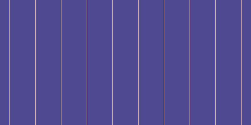 #4e4990, #caa393 vertical lines, two pixels wide, eighty pixels apart
