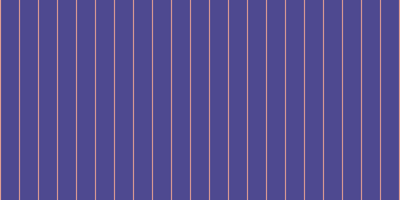 #4e4990, #eba393 vertical lines, two pixels wide, thirty-six pixels apart