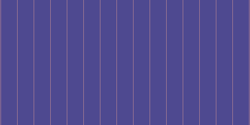 #4e4990, #eba393 vertical lines, one pixels wide, fifty-two pixels apart