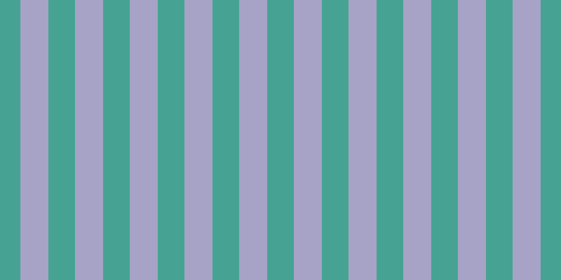 #4e4990 (50%), #46a393 vertical lines, thirty-eight pixels wide, forty pixels apart